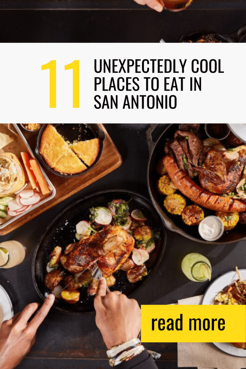 Think San Antonio, Texas serves only chicken fried steak, barbeque, and Tex-Mex? Think again! This UNESCO Creative City of Gastronomy has great food! Here are 11 unexpectedly cool places to eat in San Antonio.