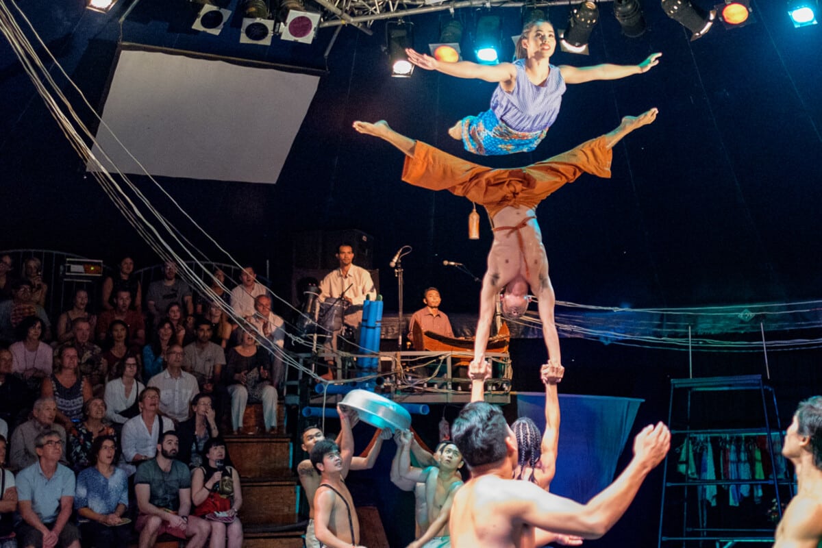 High energy performance at Phare The Cambodian Circus.