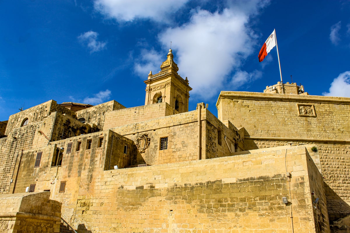 Victoria, Gozo's magnificent Citadel, sheltered man and beast for centuries.