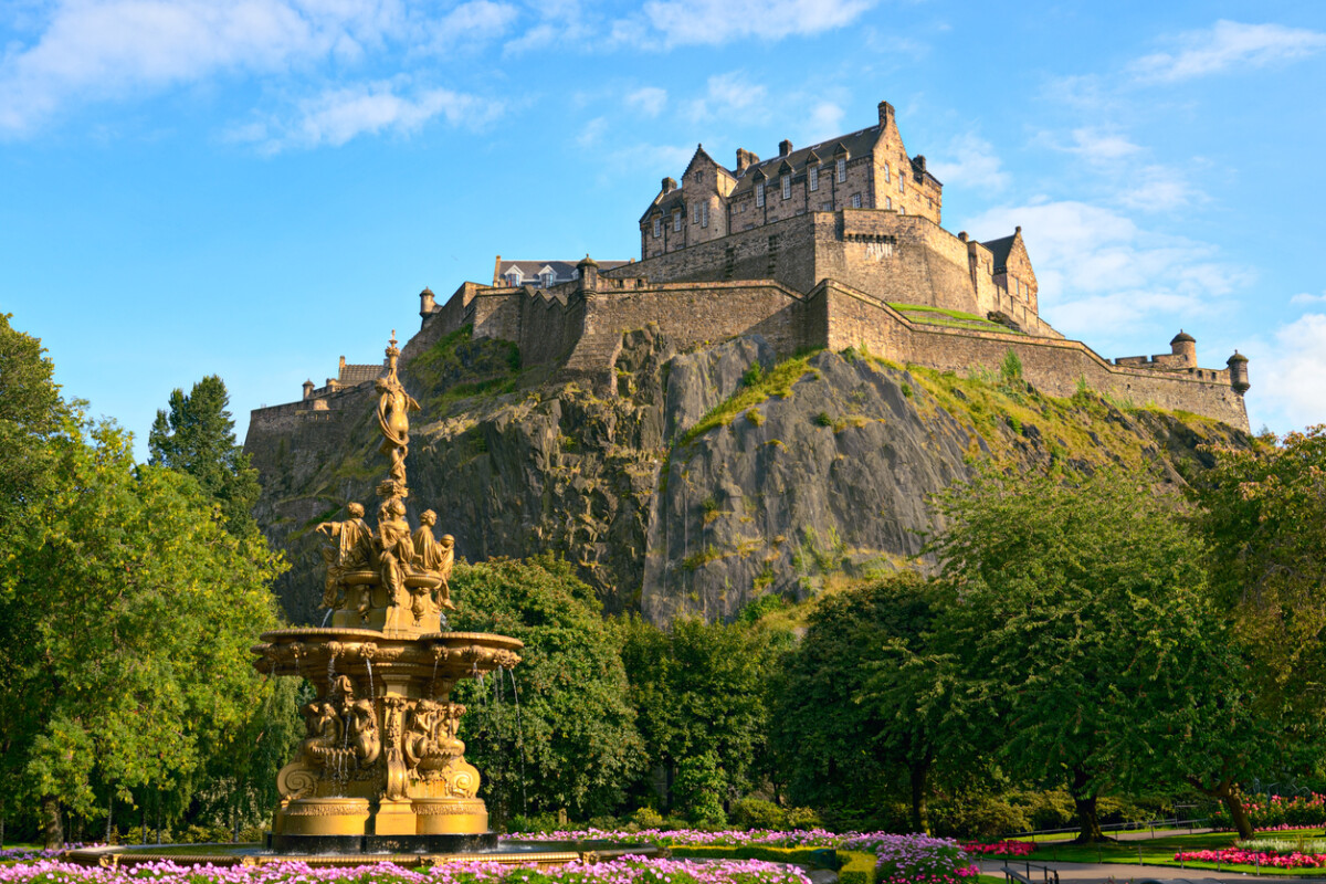 Edinburgh Castle, Scotland. Photo by godrick via iStock by Getty Images