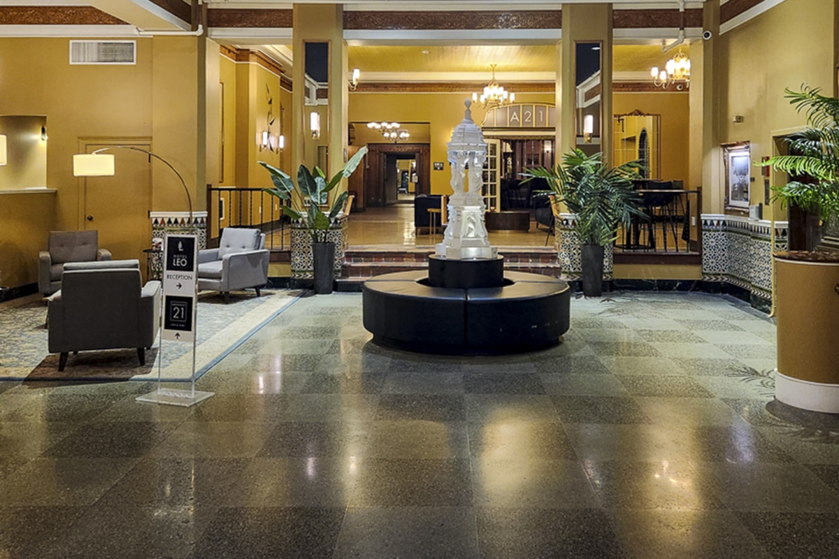 Ultimate Guide to 2 Days in Bellingham, Washington: The lobby of Hotel Leo.