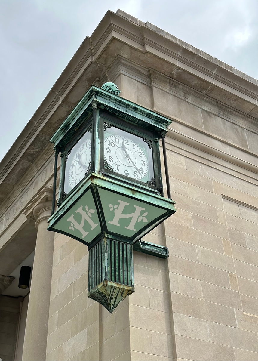 McClintock Clock Main Street Hendersonville