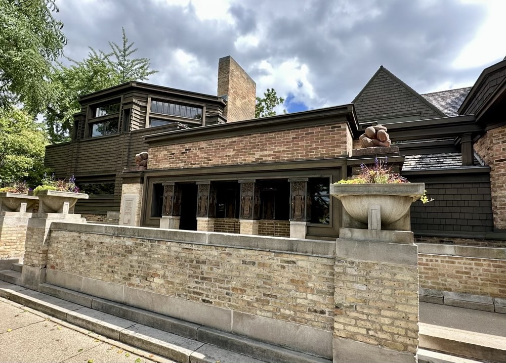 Frank Lloyd Wright Home and Studio in Oak Park, Illinois.