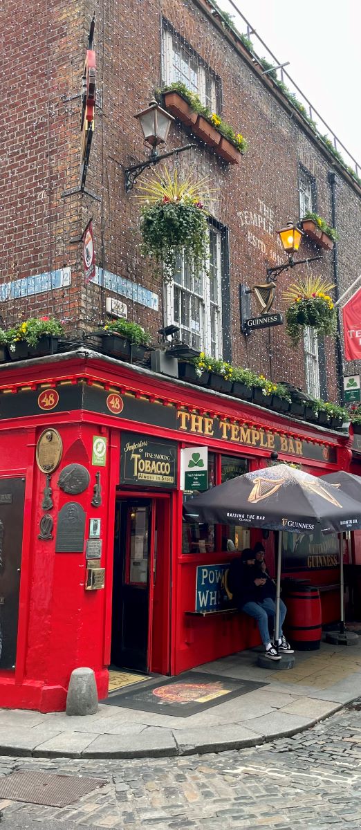 Temple Bar in Dublin is a Popular Area for a Pub crawl. Photo by MaryRose Denton