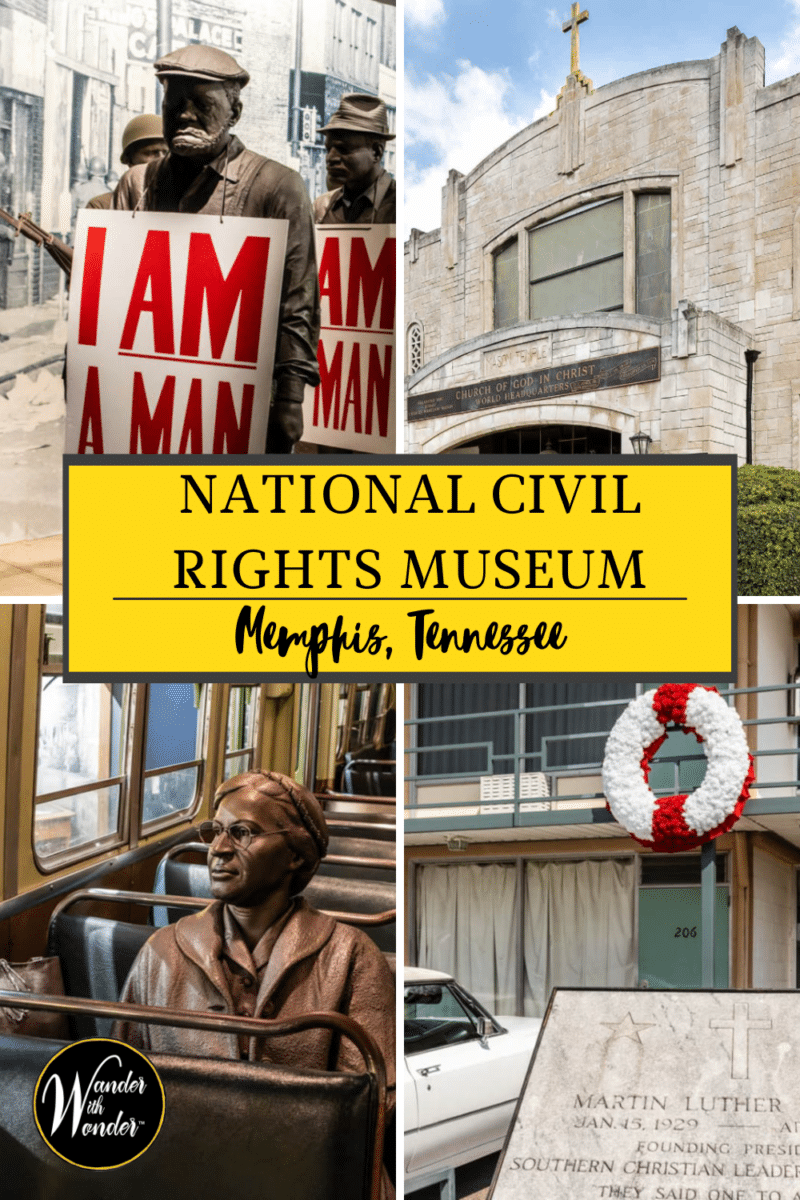 At the National Civil Rights Museum in Memphis, you can experience the fight for freedom and equality through history. Read this Wander With Wonder article to learn more. | Civil Rights History | Museums | Southern US | Memphis | What to do in Memphis