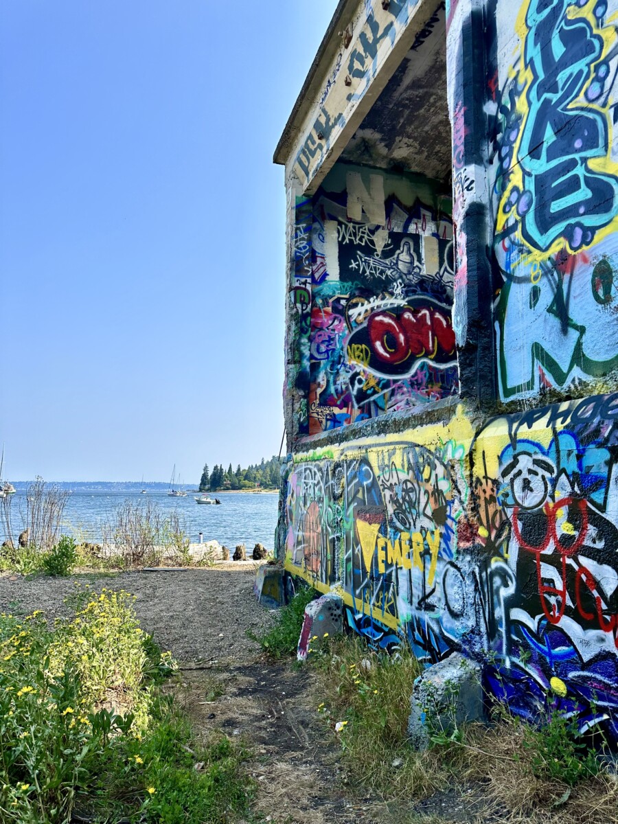 Graffiti Building at Fort Blakely Park