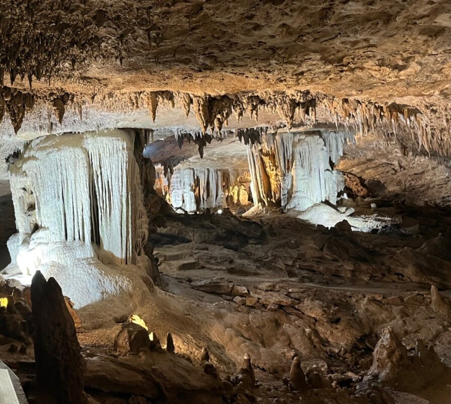 I loved touring Fantastic Caverns - America's Ride-Through Cave. Photo by Lisa Waterman Gray.