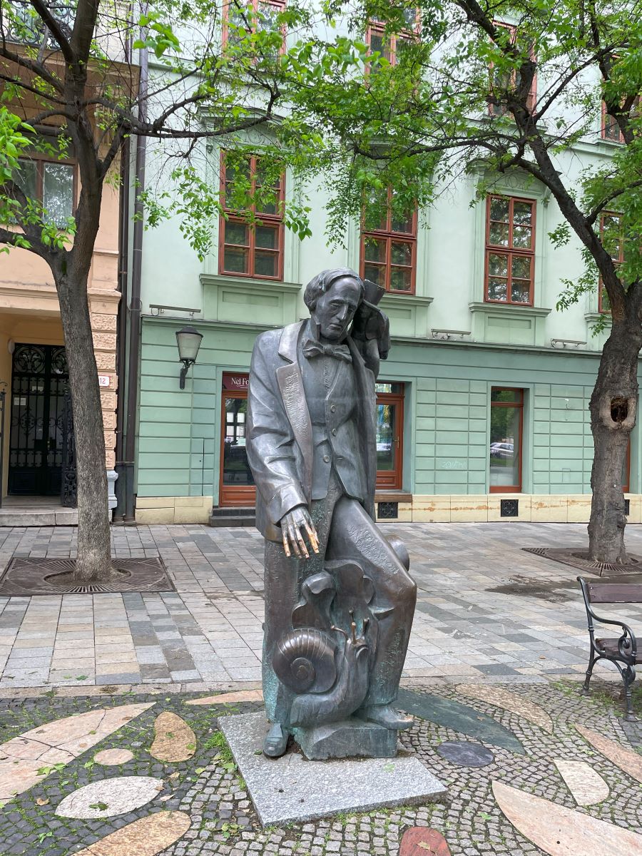 Hans Christian Anderson in Bratslavia on the AmaWaterways Danube River Cruise.