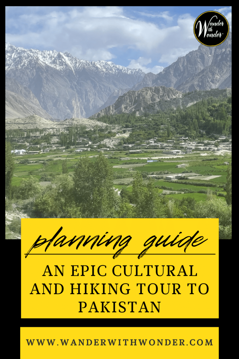 Pakistan is an exceptional country with warm and friendly hospitality, stunning scenery, and various hiking trails. Read the Wander With Wonder article for what to know about booking a cultural and hiking tour to Pakistan. | Is Pakistan Safe? | Hiking in Pakistan | How to Take a Hiking Tour to Pakistan