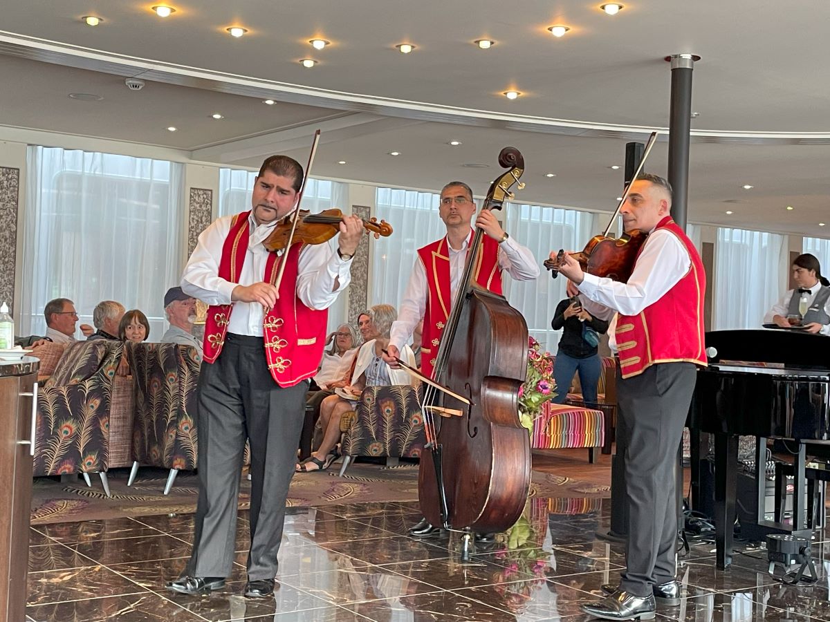 Musicians who came aboard the AmaSonata during our AmaWaterways Danube River cruise.