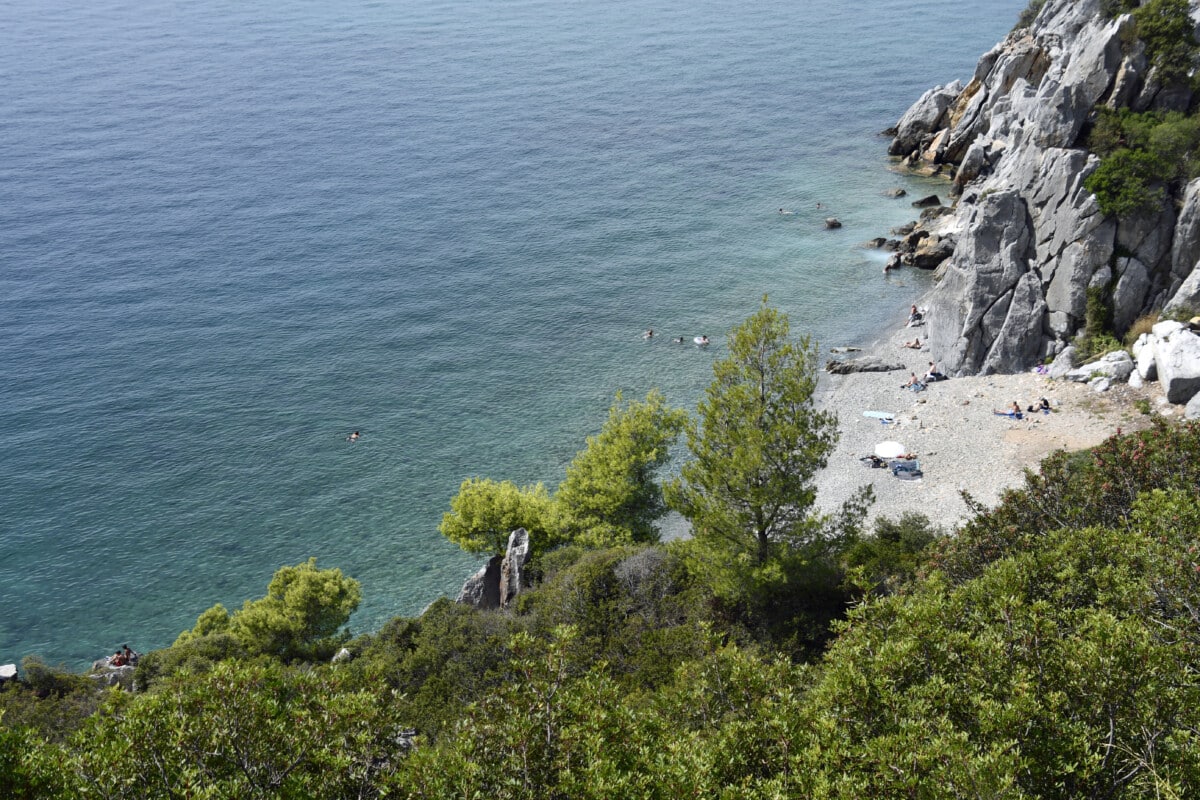 Halkidiki's beaches range from sandy stretches to more intimate coves. Photo by Teresa Bitler