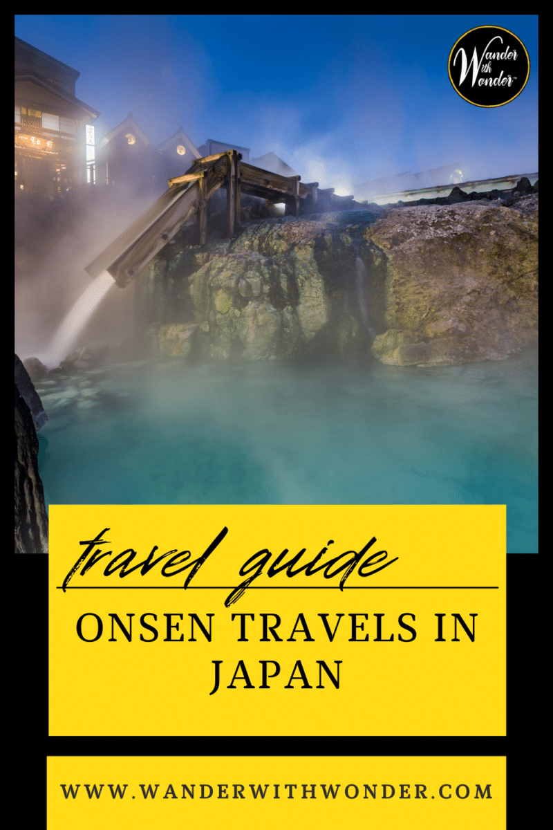 The Japanese have perfected the art of visiting an onsen—a Japanese hot spring. Read the Wander With Wonder article for our picks of the best Japanese Onsen. | Hot Springs in Japan | Best Onsen in Japan | Wellness Travel in Japan