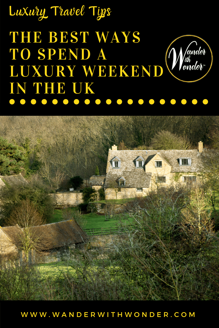 There is much to see and do when visiting the UK. Read on for our suggestions of the best ways to spend a luxury weekend in the UK.