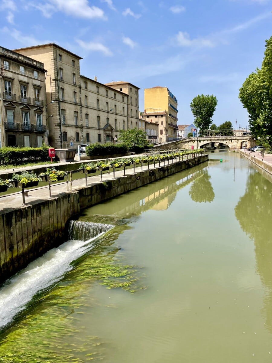 Canal in central Narbonne