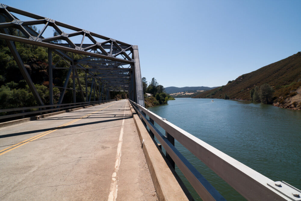 With Folsom Lake and the South Fork of the American River at very high levels The Salmon Falls Bridge is a favorite destination of local Sacramentans.